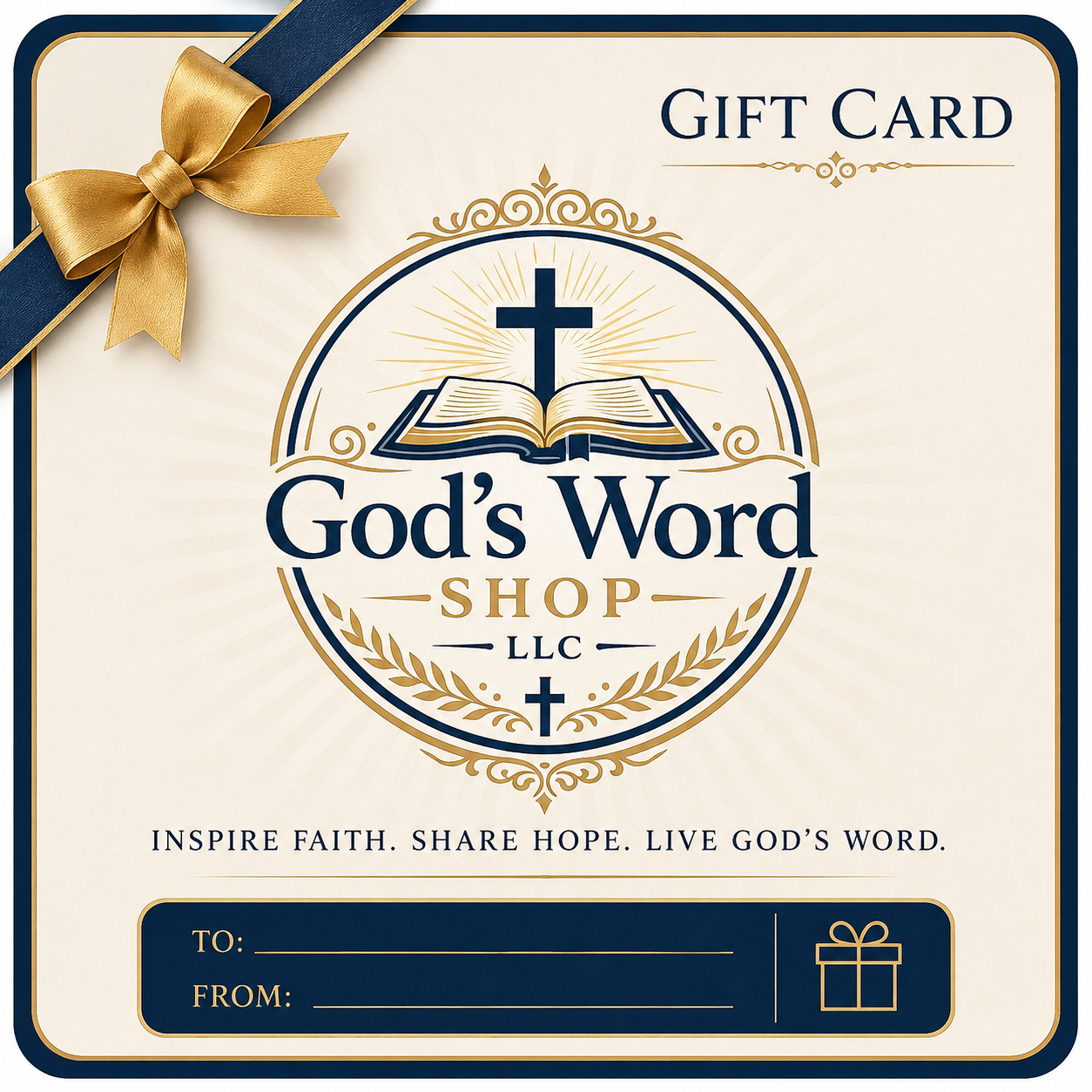 God's Word Shop Gift Card