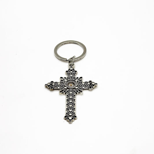 Large Mustard Seed Cross Charm Keychain, Mustard Seed Faith, Matthew 17 20, Mustard Seed Gifts, Christian Gifts, Scripture, Religious
