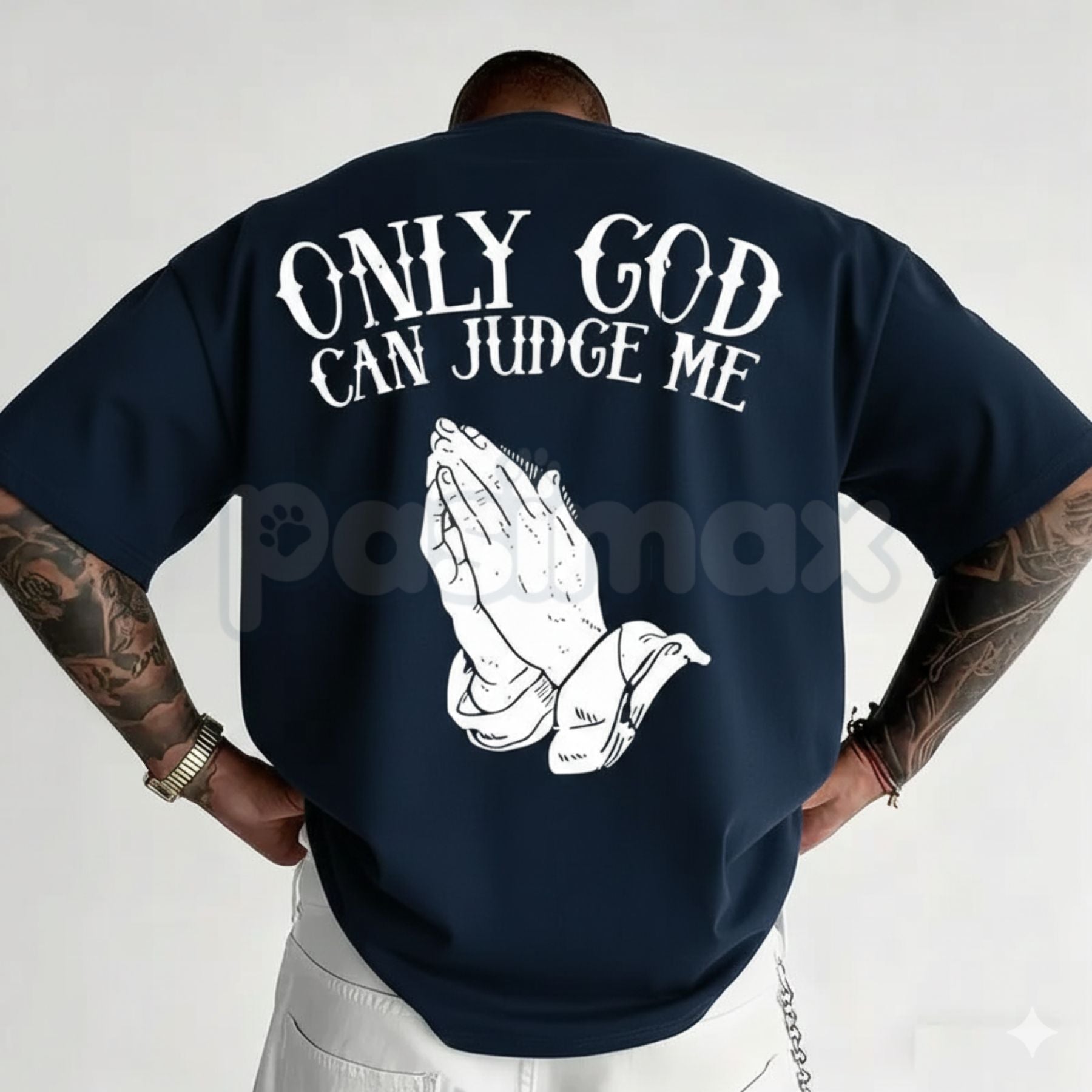 Only God Can Judge Me - Faith Streetwear Graphic Tee