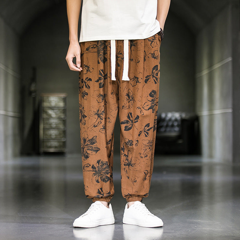 Men's Breathable Casual Wide Leg Pants