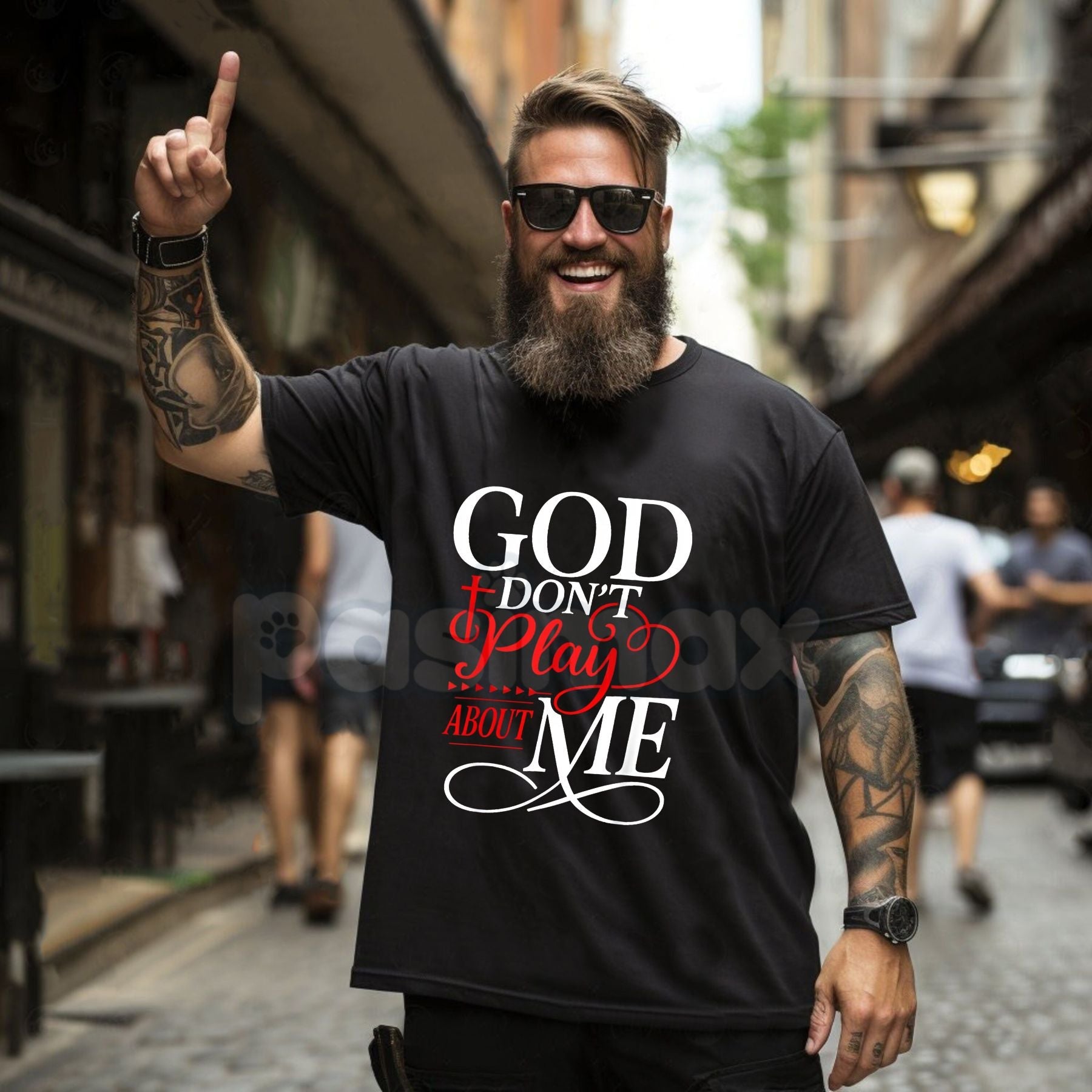 God Don't Play About Me - Urban Gospel T-Shirt