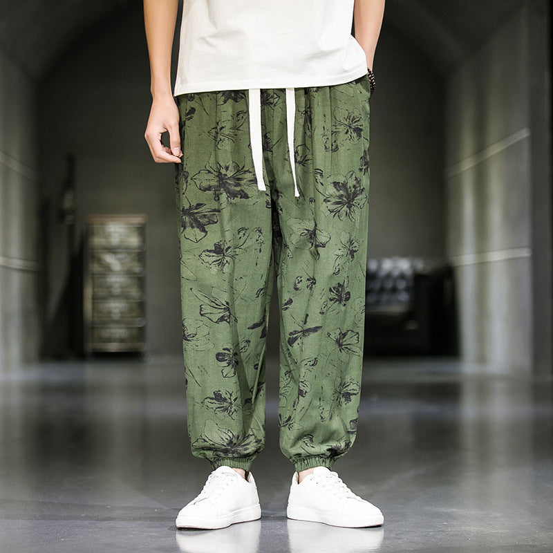 Men's Breathable Casual Wide Leg Pants