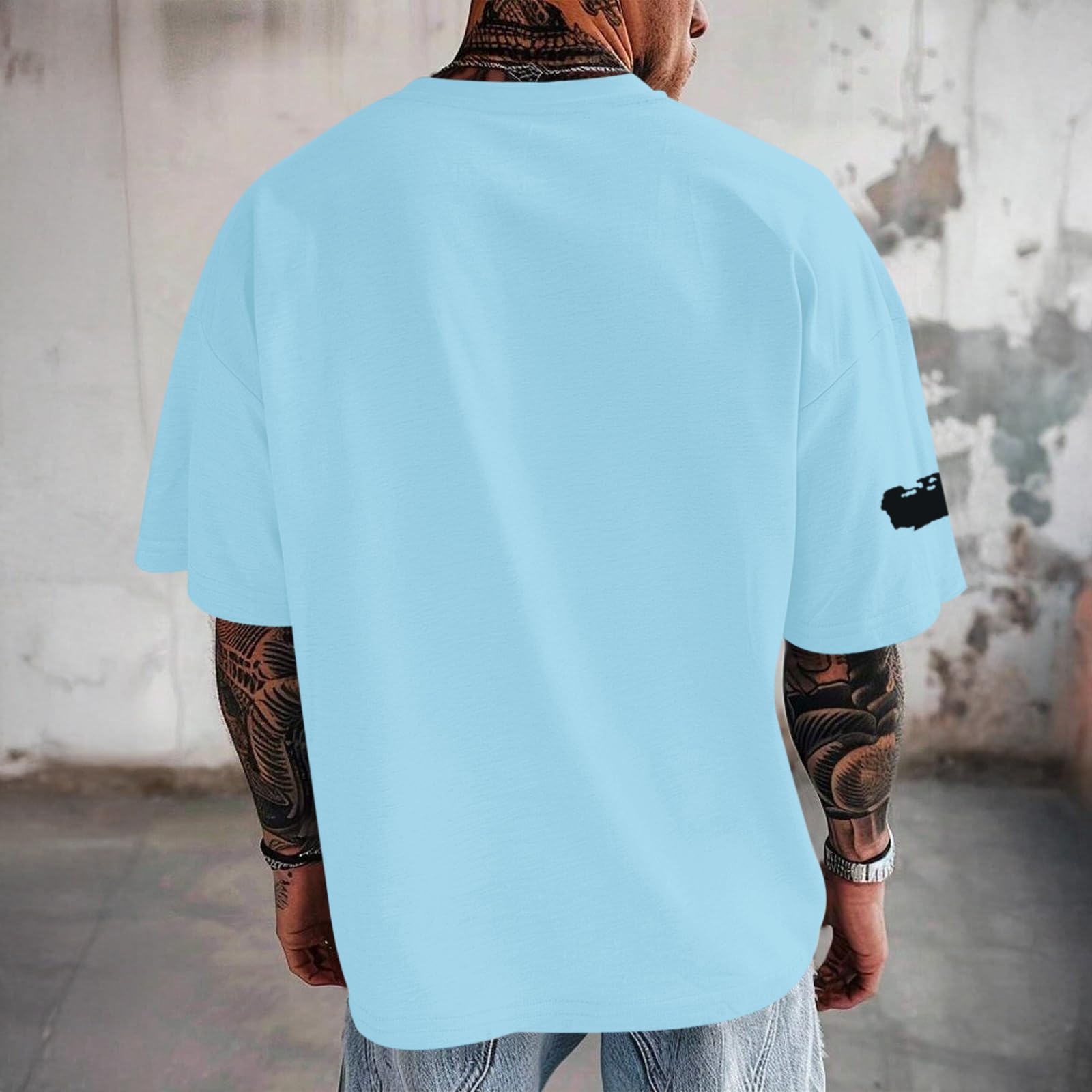 Christian Faith Oversized Graphic Tee for Men