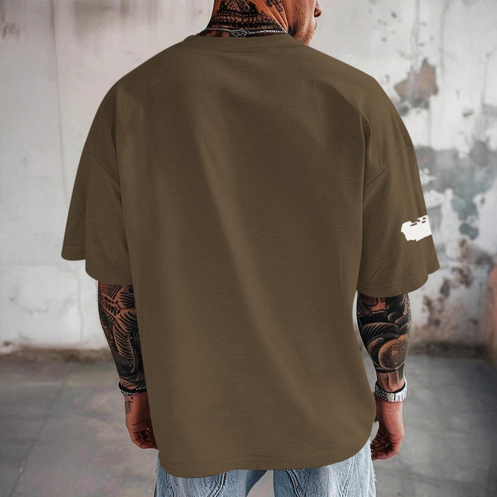 Christian Faith Oversized Graphic Tee for Men