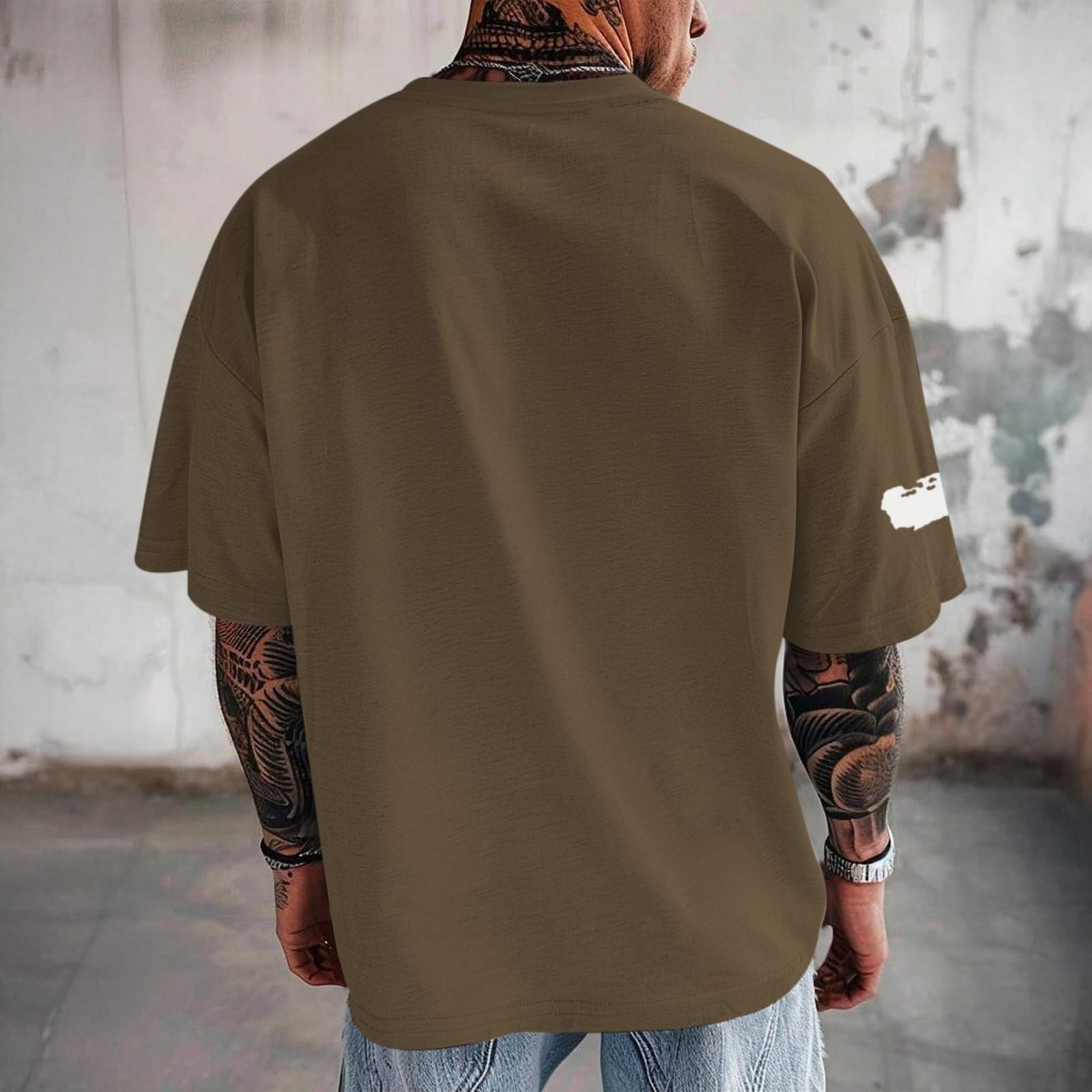 Christian Faith Oversized Graphic Tee for Men
