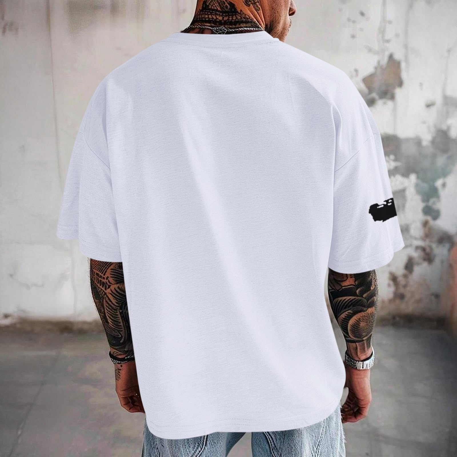 Christian Faith Oversized Graphic Tee for Men