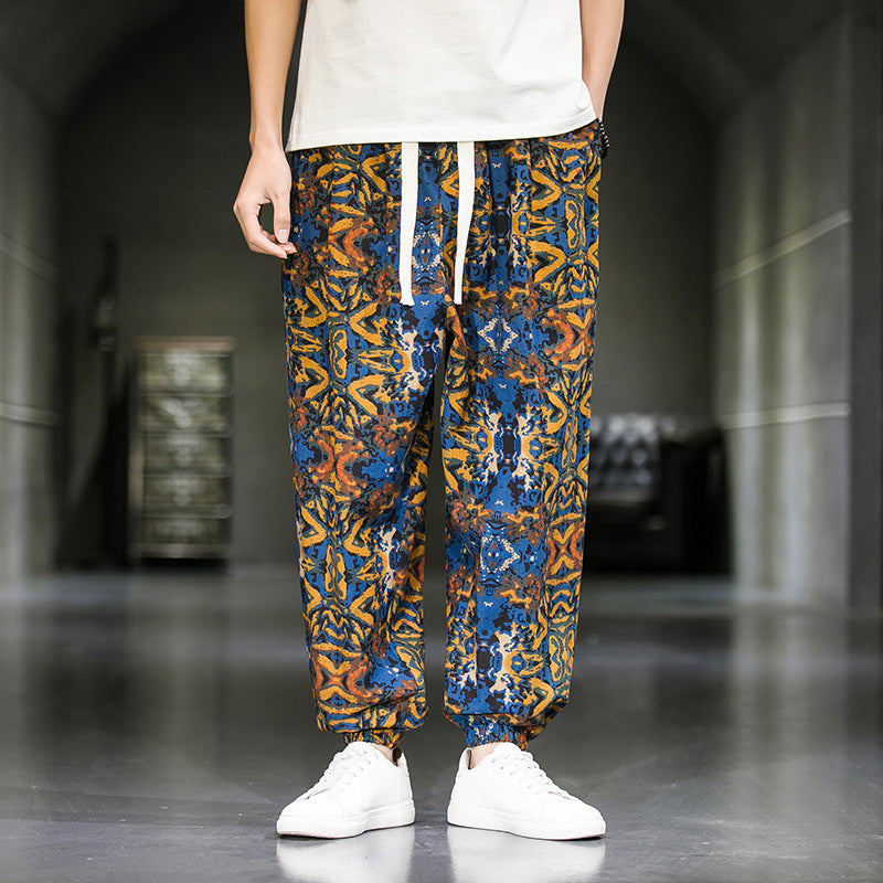 Men's Breathable Casual Wide Leg Pants