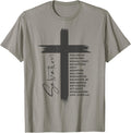 John 3:16 Cross - Christian Bible Verse T-Shirt