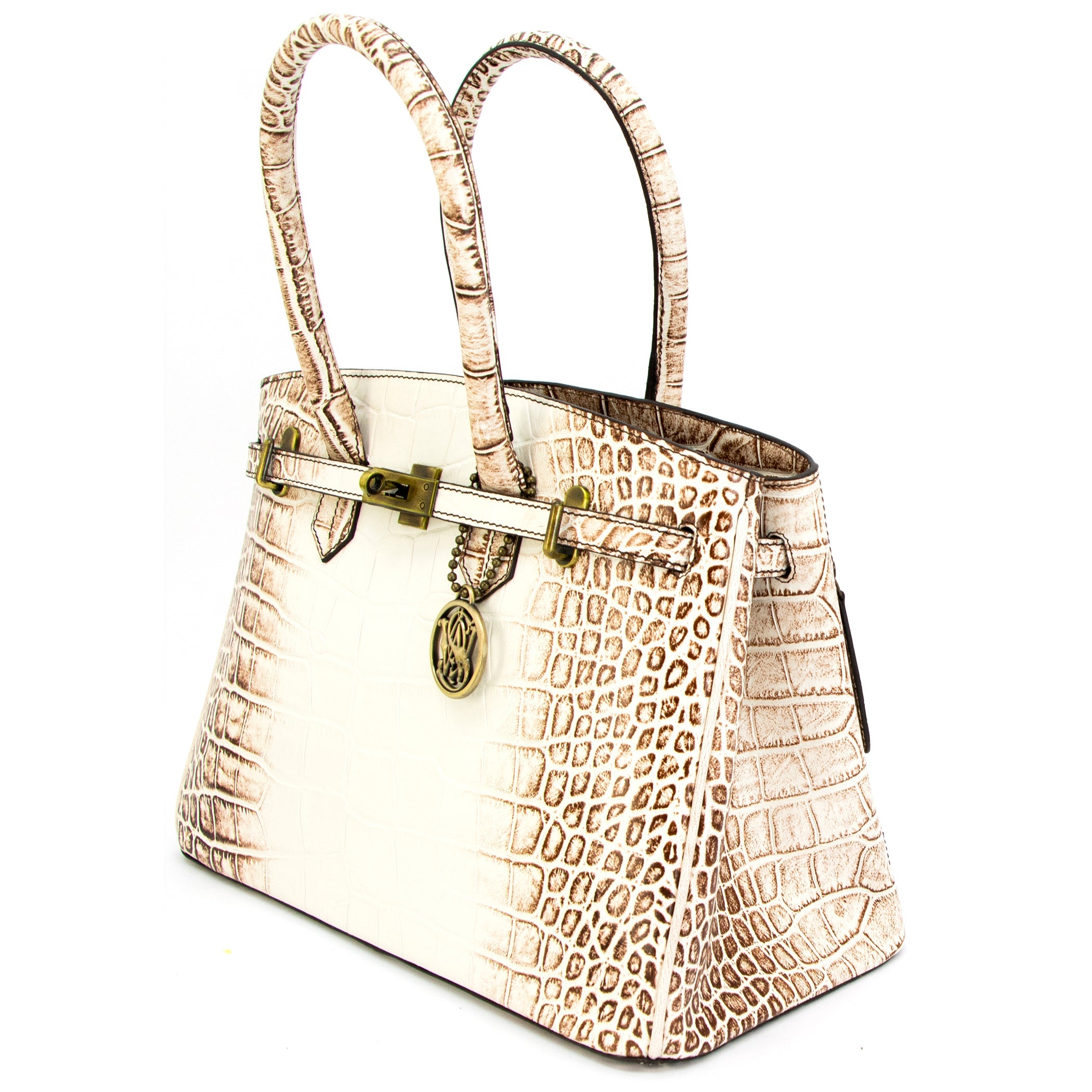 Croc Texture Handbag