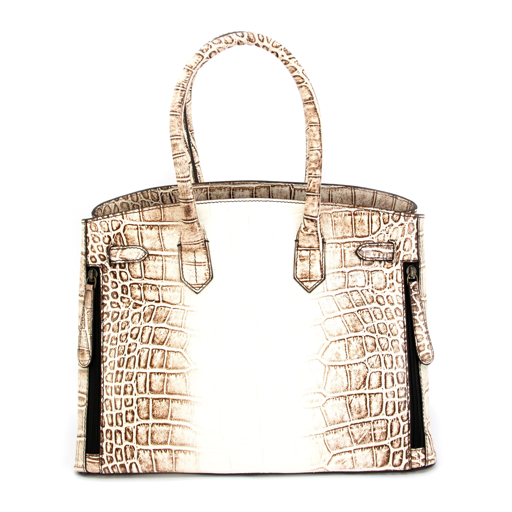 Croc Texture Handbag