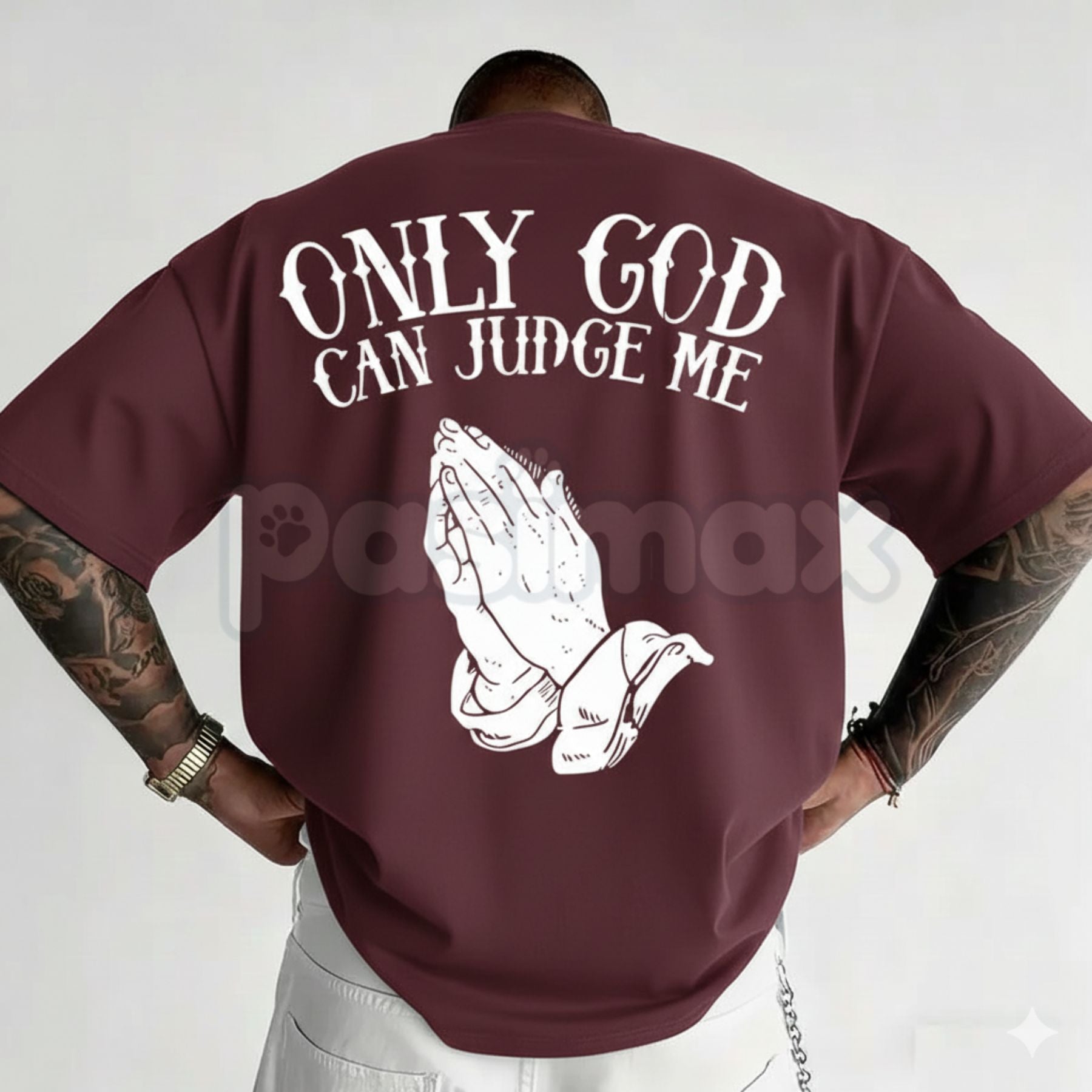 Only God Can Judge Me - Faith Streetwear Graphic Tee
