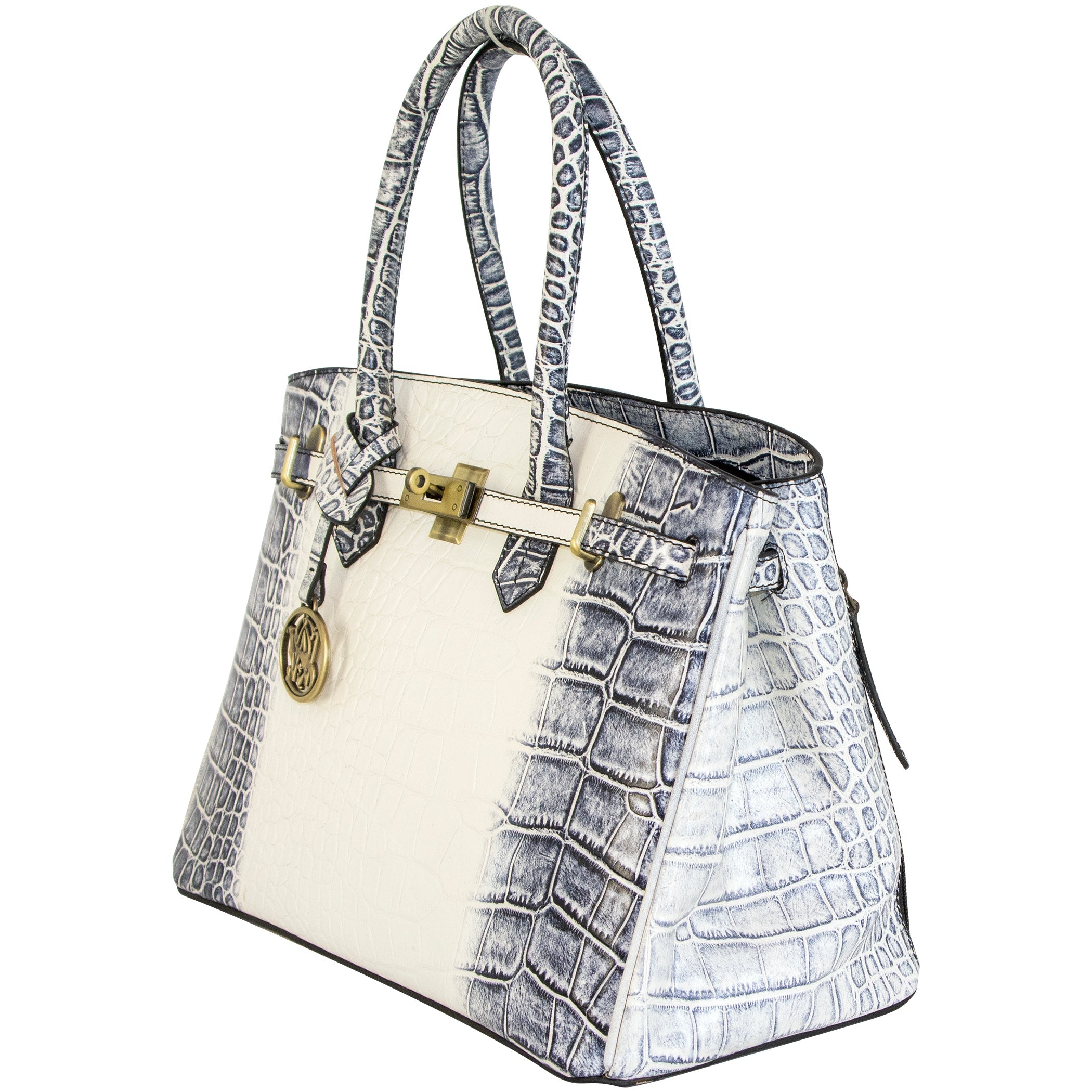 Croc Texture Handbag