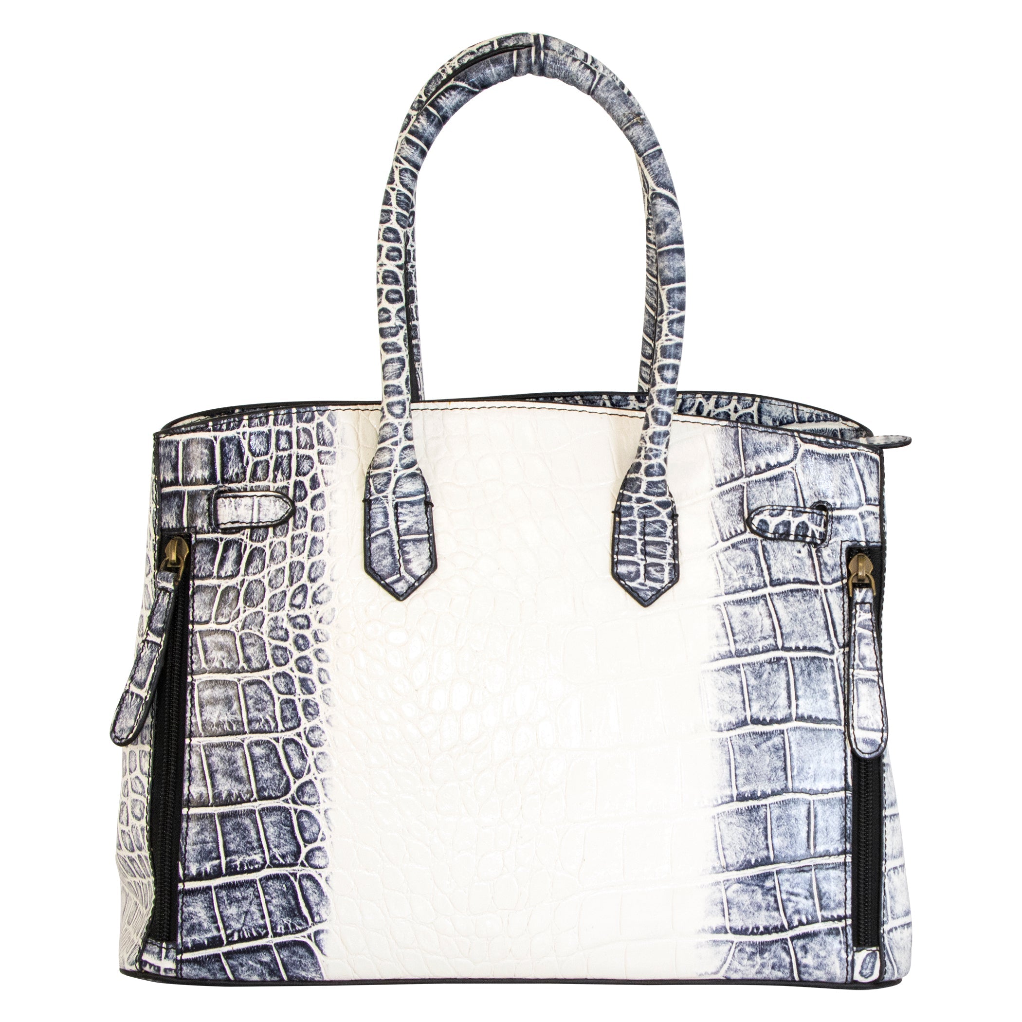 Croc Texture Handbag
