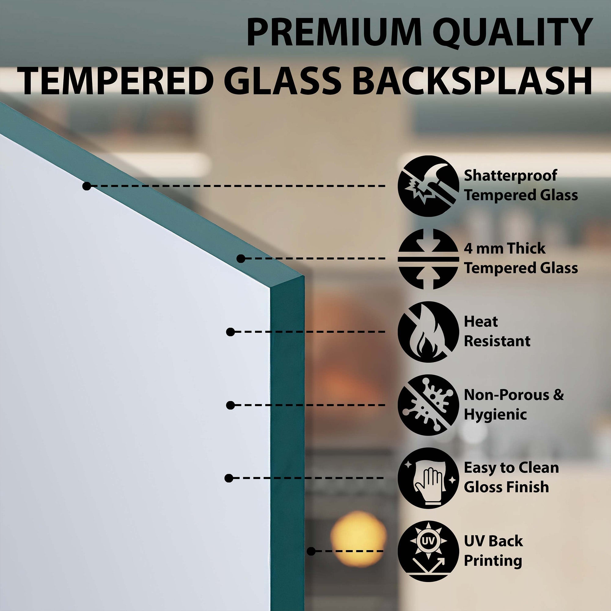 Faith Root Tempered Glass Backsplash – Tree of Life Kitchen Backsplash