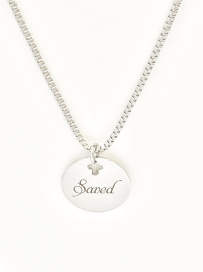 Christian Gifts, Christian Necklace For Him, Saved Necklace, Christian Jewelry Gifts, Confirmation Gifts, Son Gifts, Baptism Gift