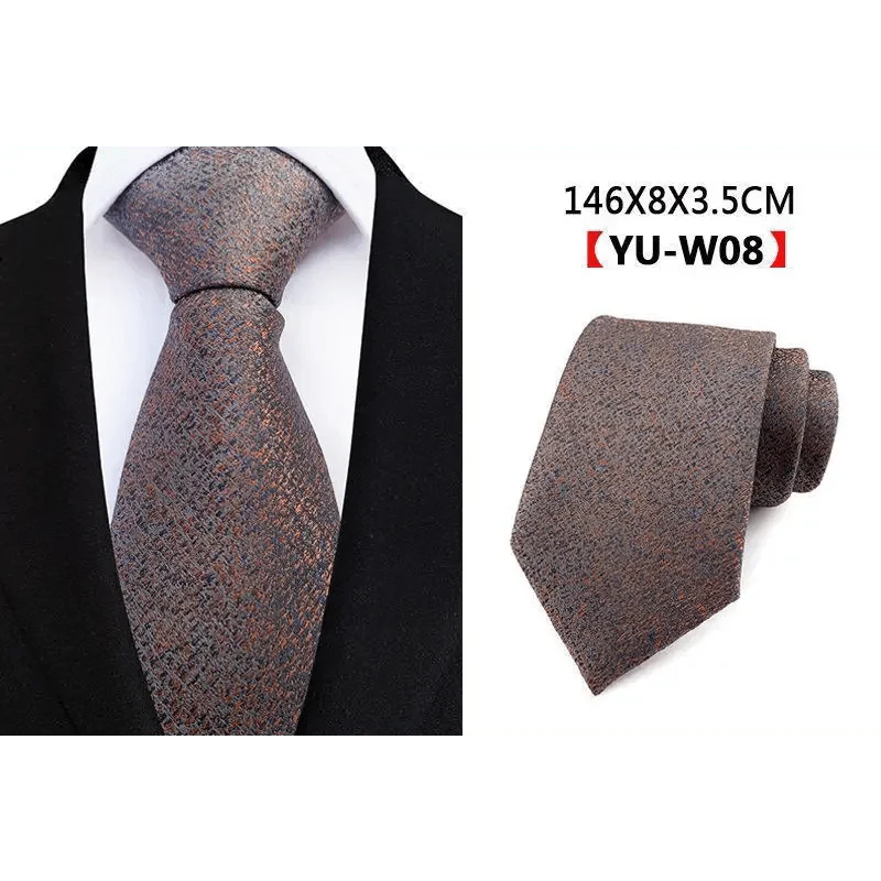 Men's Elegant Silk Tie - Business & Wedding