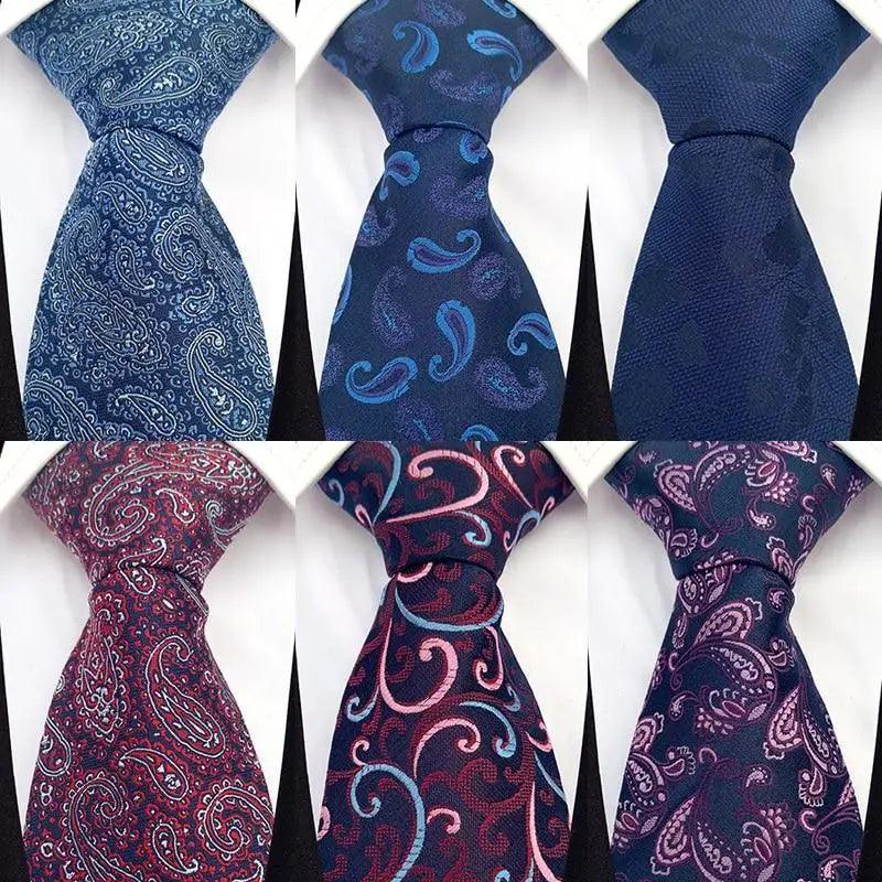 Men's Elegant Silk Tie - Business & Wedding