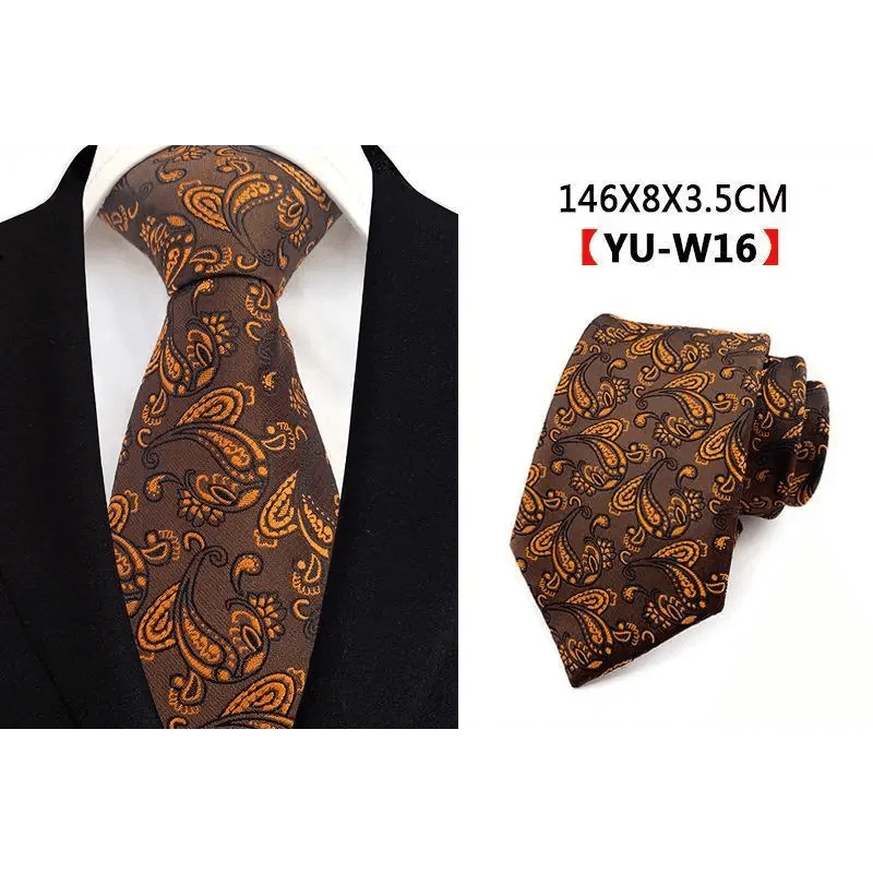 Men's Elegant Silk Tie - Business & Wedding