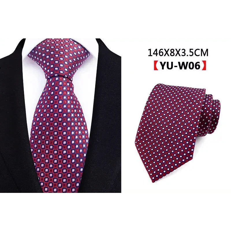 Men's Elegant Silk Tie - Business & Wedding