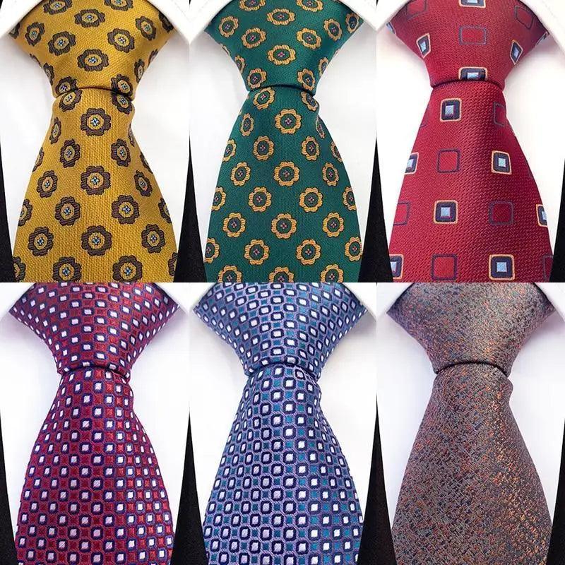 Men's Elegant Silk Tie - Business & Wedding
