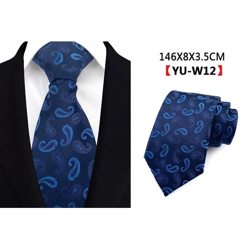 Men's Elegant Silk Tie - Business & Wedding