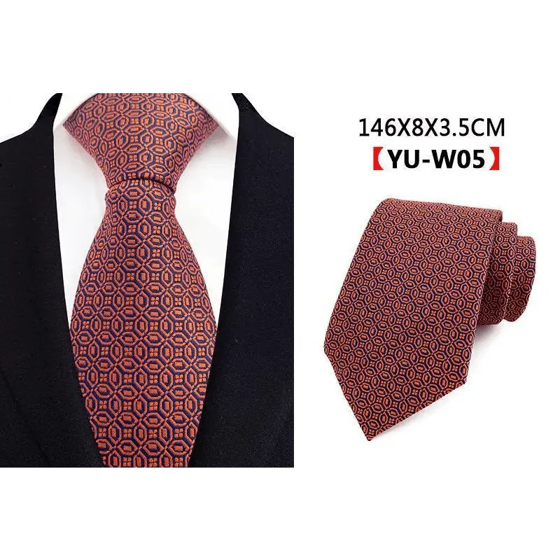 Men's Elegant Silk Tie - Business & Wedding
