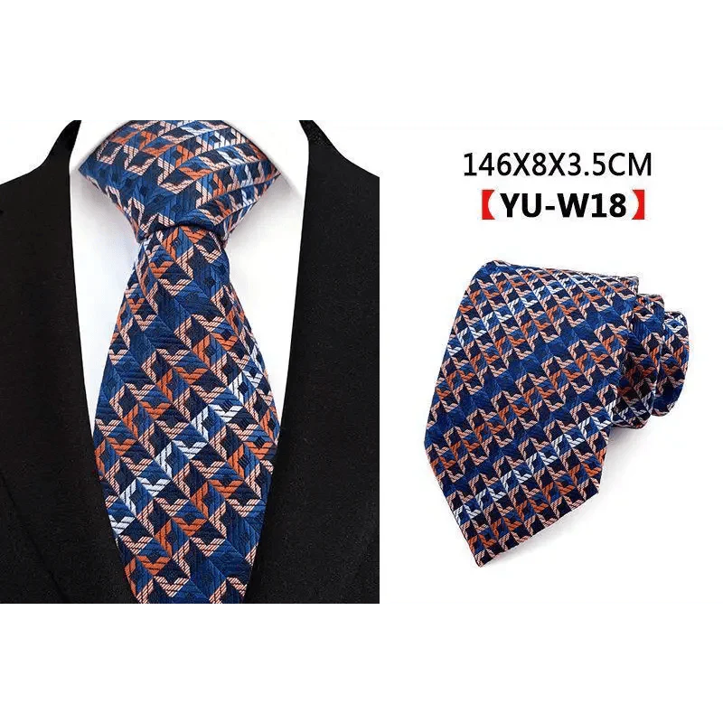 Men's Elegant Silk Tie - Business & Wedding