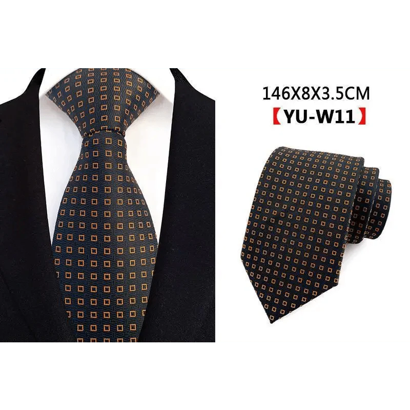 Men's Elegant Silk Tie - Business & Wedding