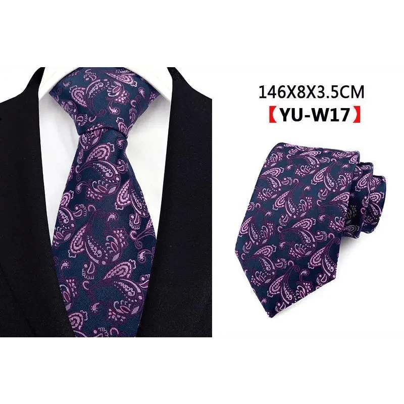 Men's Elegant Silk Tie - Business & Wedding