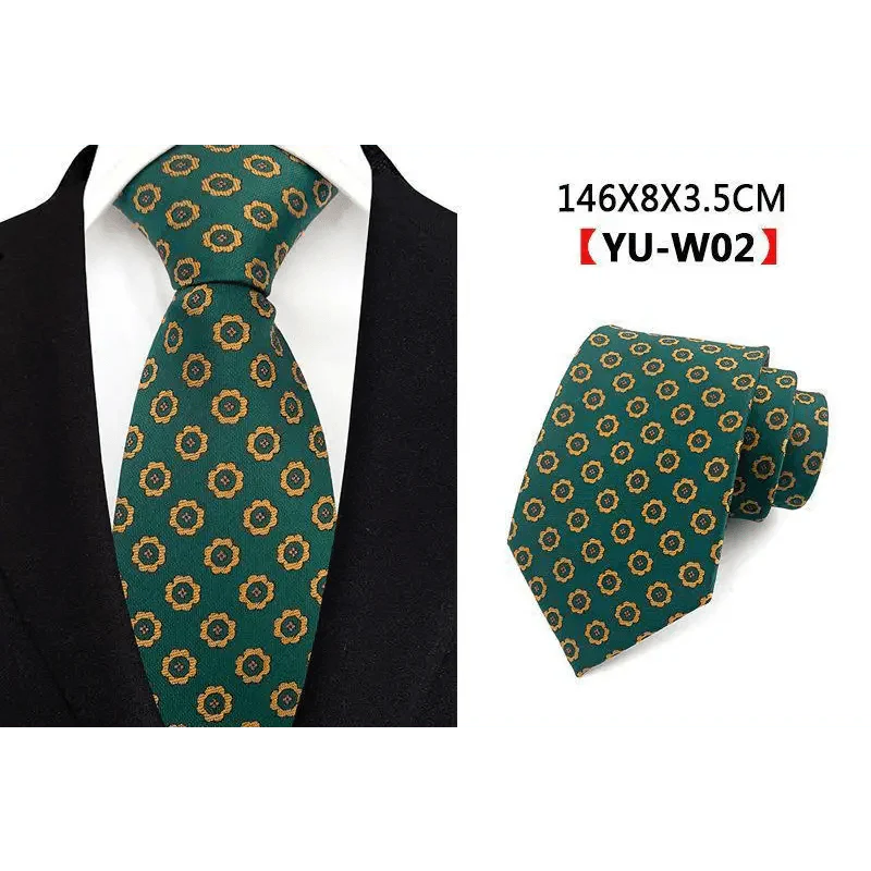 Men's Elegant Silk Tie - Business & Wedding