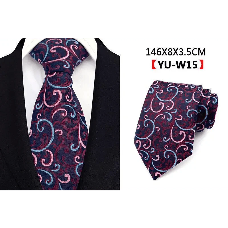 Men's Elegant Silk Tie - Business & Wedding