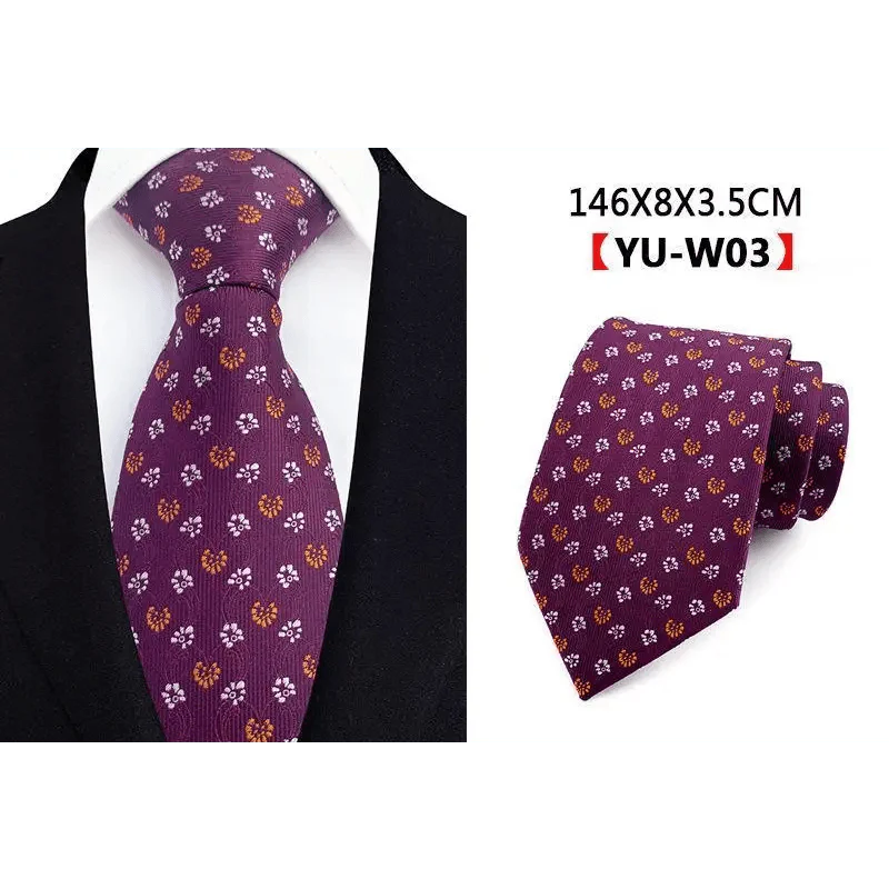 Men's Elegant Silk Tie - Business & Wedding