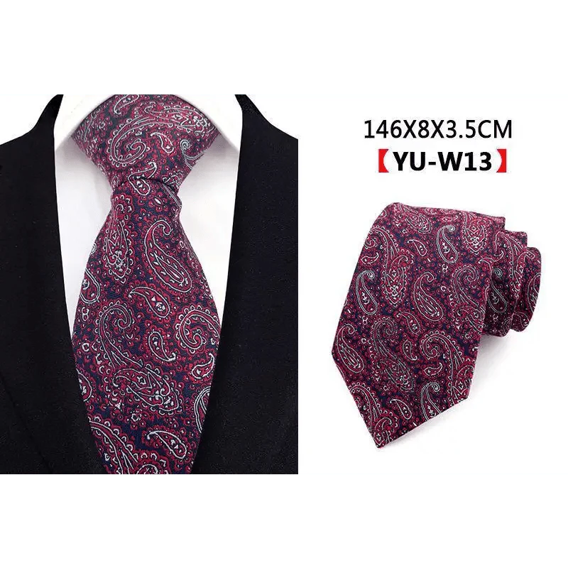 Men's Elegant Silk Tie - Business & Wedding