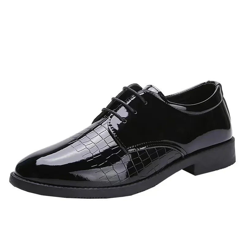 Men's Formal Leather Shoes - Korean Style