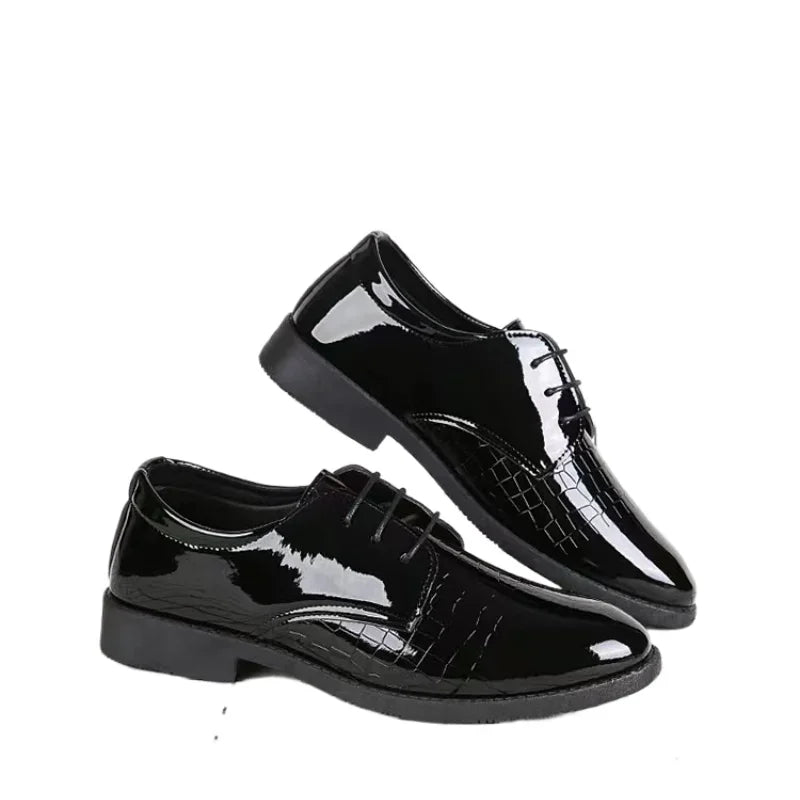 Men's Formal Leather Shoes - Korean Style