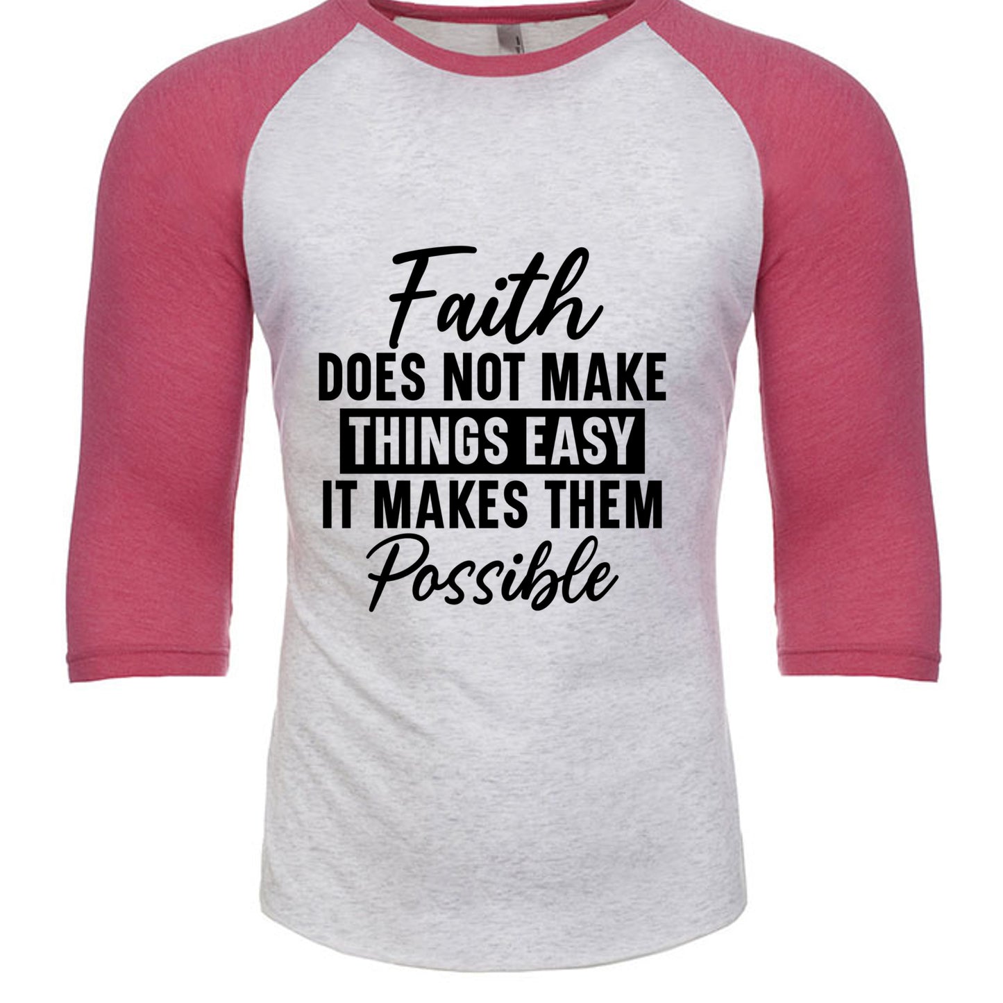 Vintage Pink/ Heather White - 6051 - FRONT
